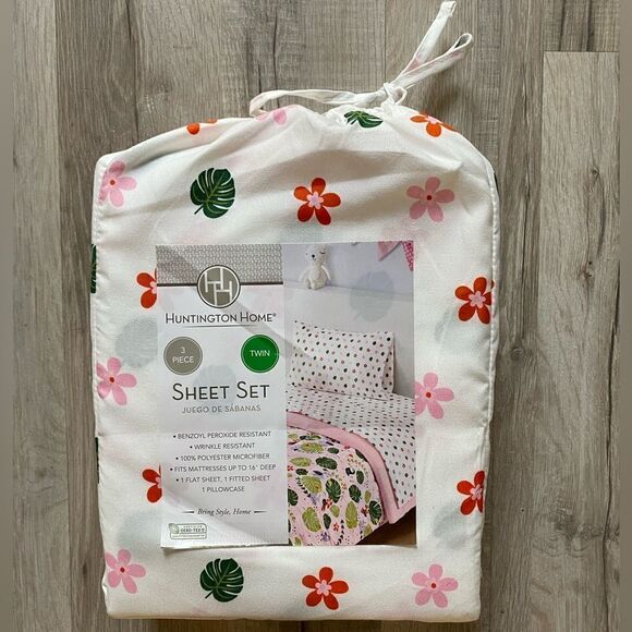 Huntington Home 3 Piece Bed Sheet Set - Picture 1 of 5